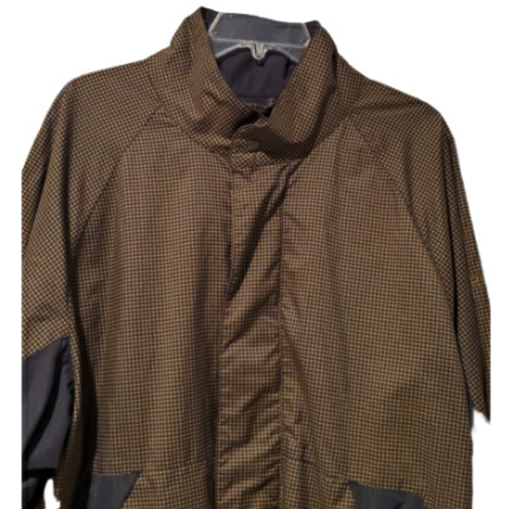 DryJoys By FootJoy Brown Checkered Jacket … - Picture 3 of 8